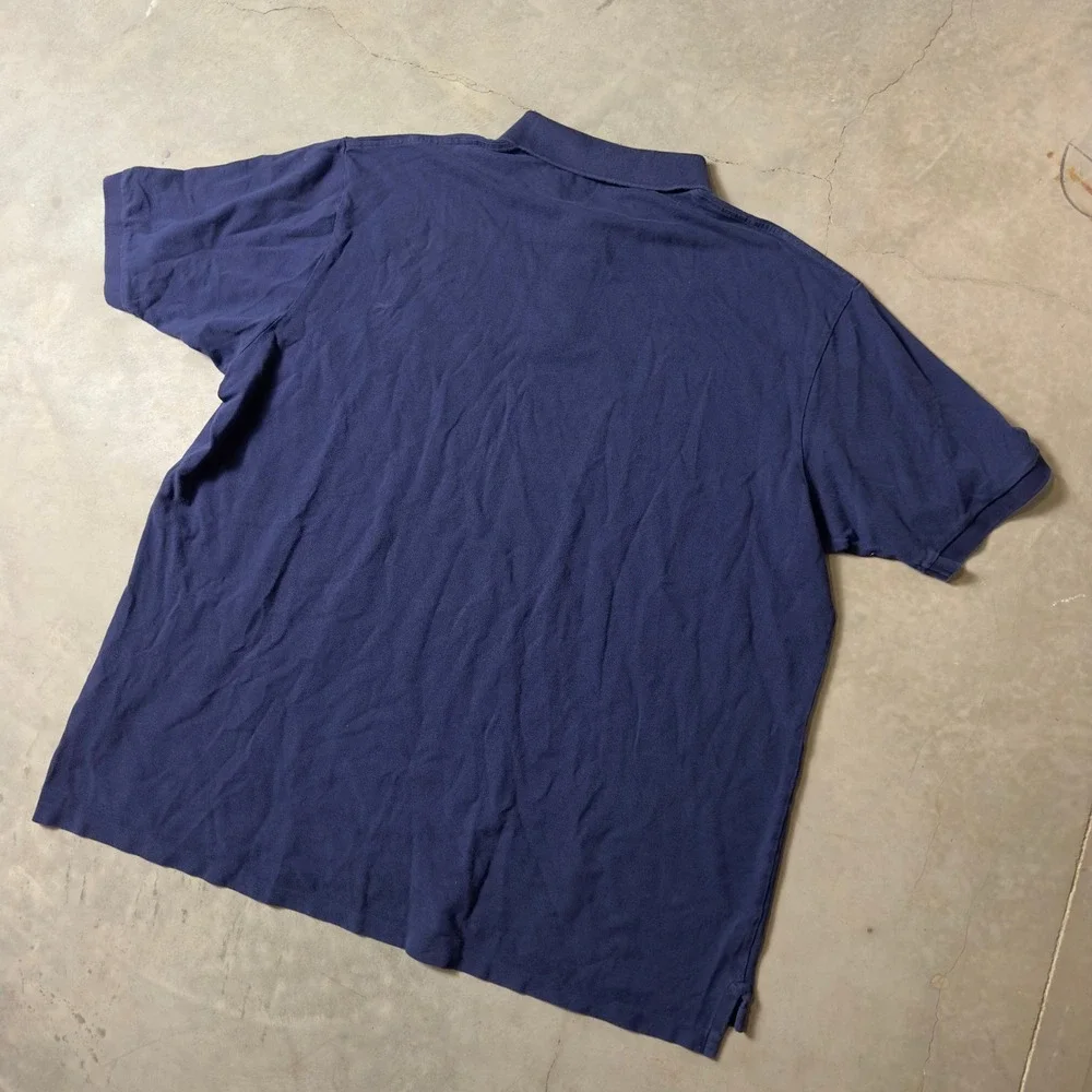 Polo Ralph Lauren Polo Shirt Mens 4XLT Navy Blue Old Money Preppy Classic